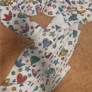 Adidas x Jeremy Scott Cropped Top Tracksuit